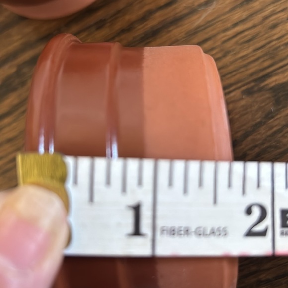 Cermer terracotta mini ramekins Brown set of five oven freezer microwave safe - Picture 7 of 7